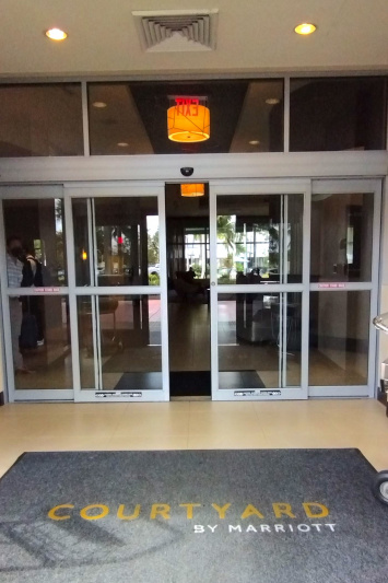 Hotel entrance