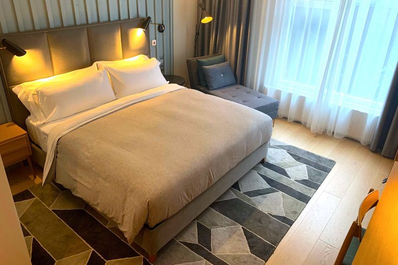 An accessible guest room