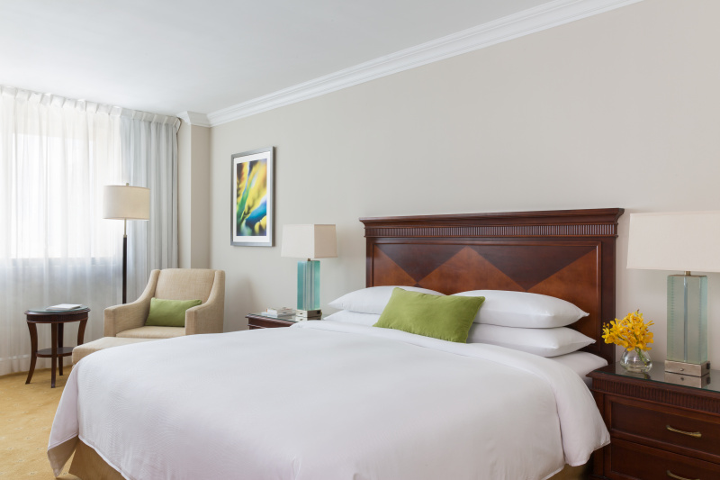 An accessible guest room