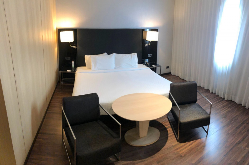An accessible guest room