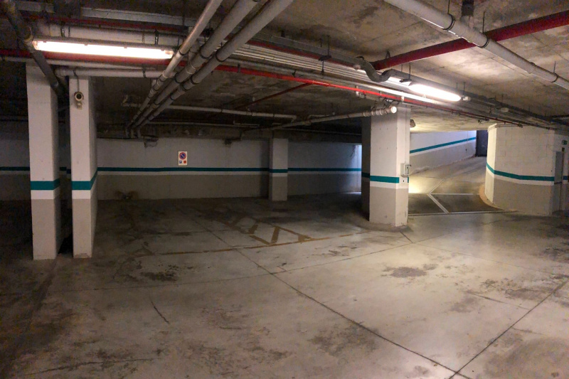 The onsite underground parking lot