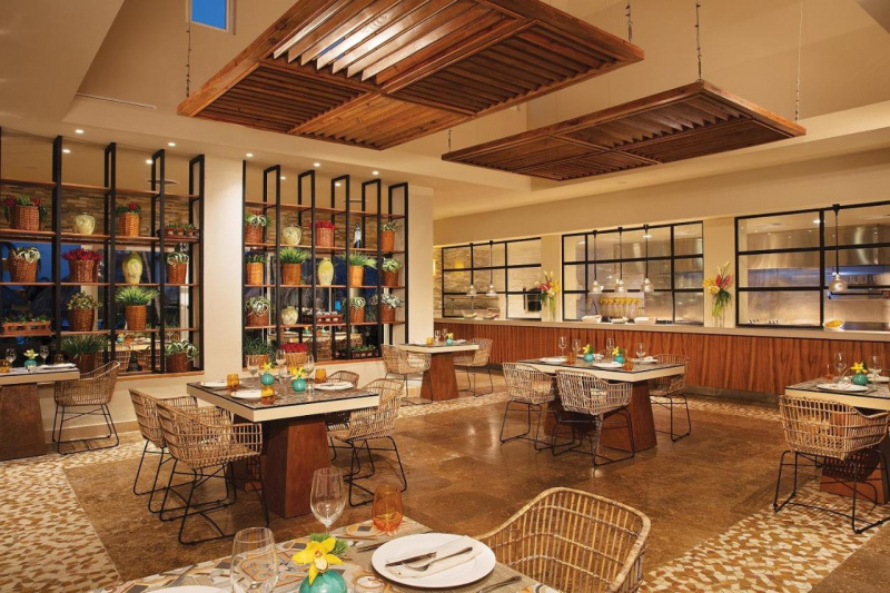 A dining area in the resort