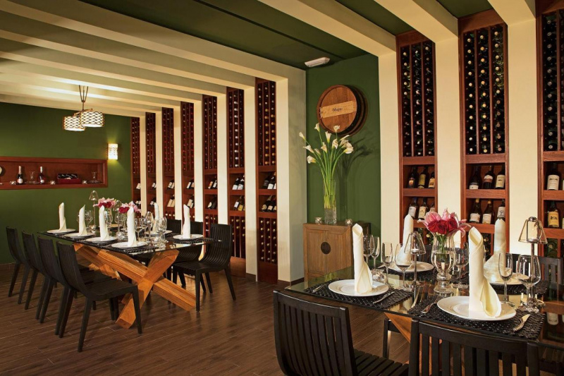 A dining area in the resort