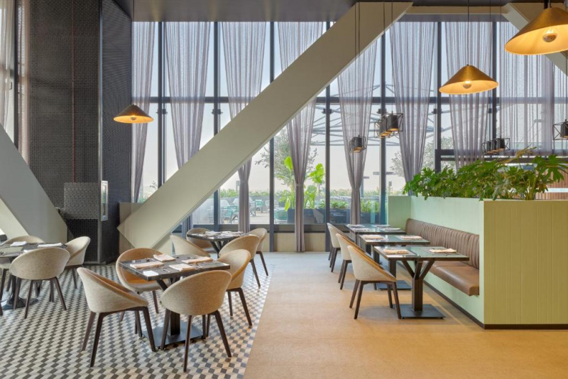 The onsite restaurant