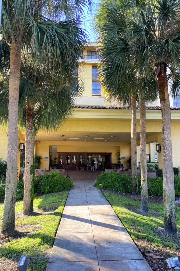 Hotel entrance