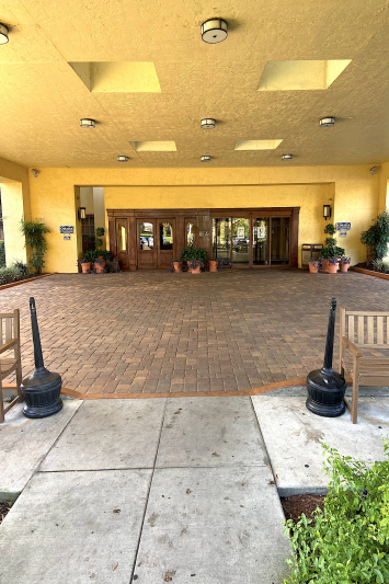 Hotel entrance