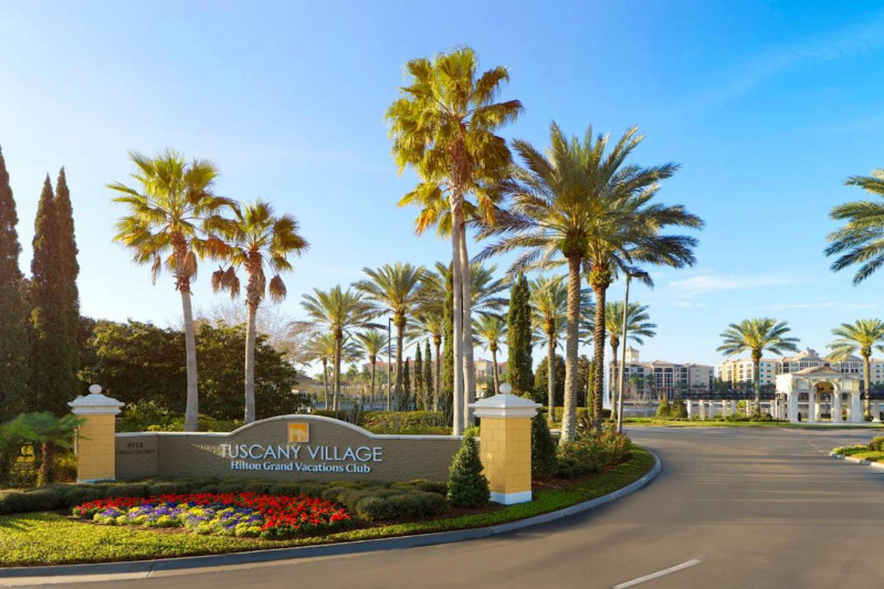 The hotel entrance