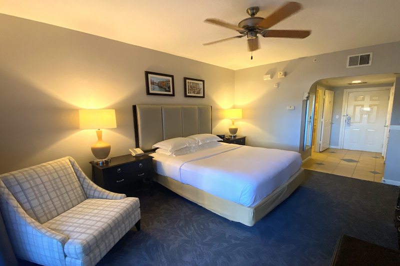 An accessible guest room