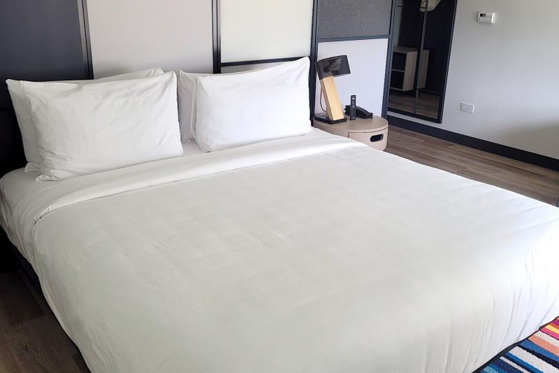 An accessible guest room at the hotel
