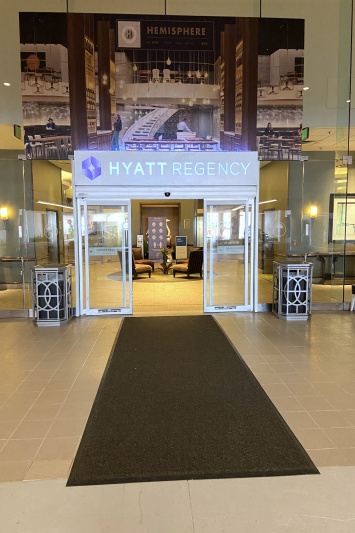Hotel entrance