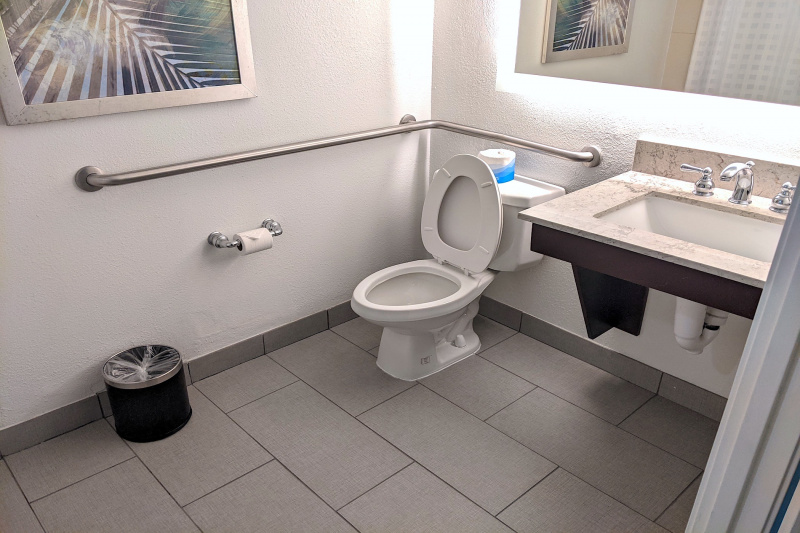 The accessible bathroom