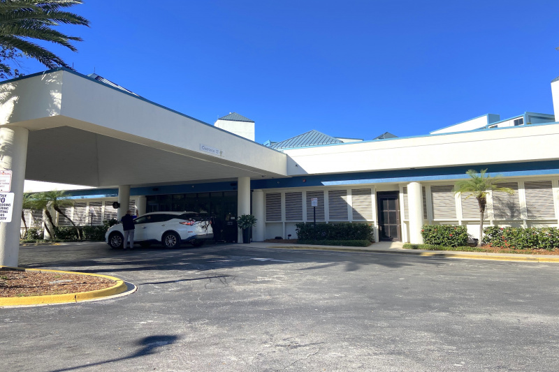Hotel entrance