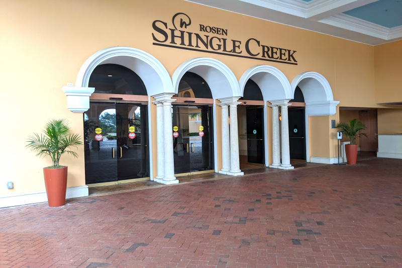 The Rosen Shingle Creek resort main entrance