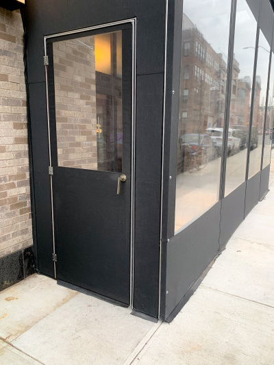 The entrance to the lobby