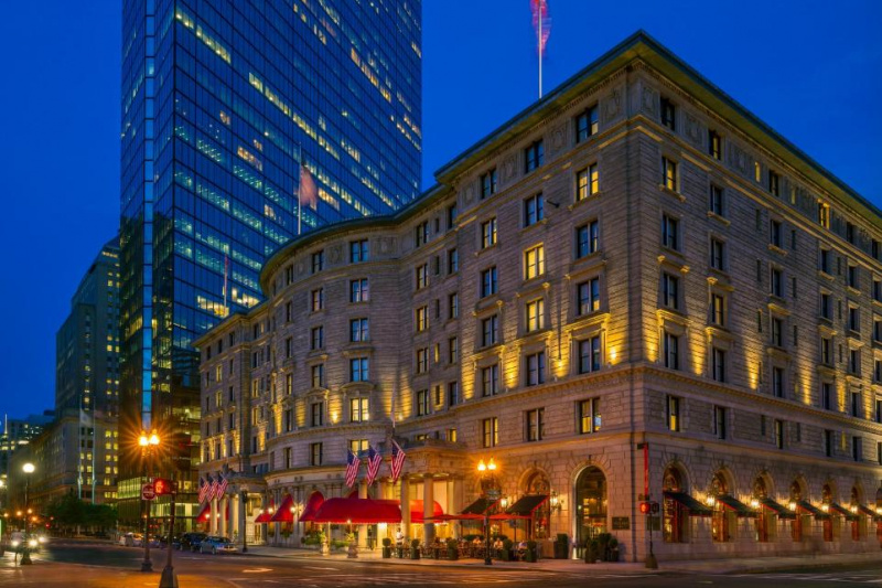 Hotel building by night