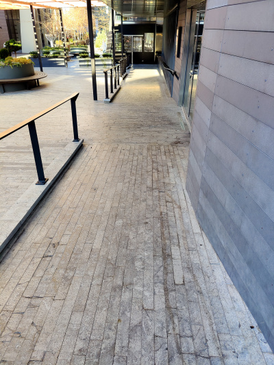 Hotel access ramp