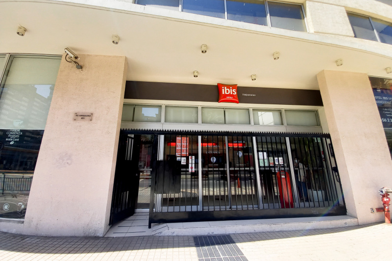 The main entrance