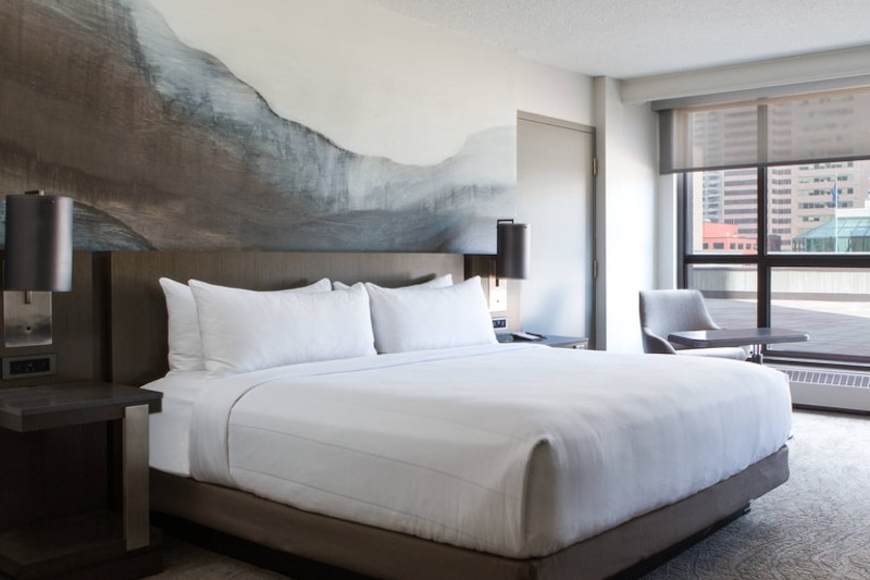 An accessible guest room