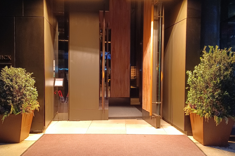 Hotel step-free entrance