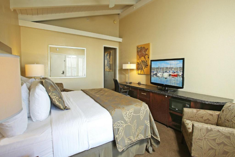 An accessible guest room