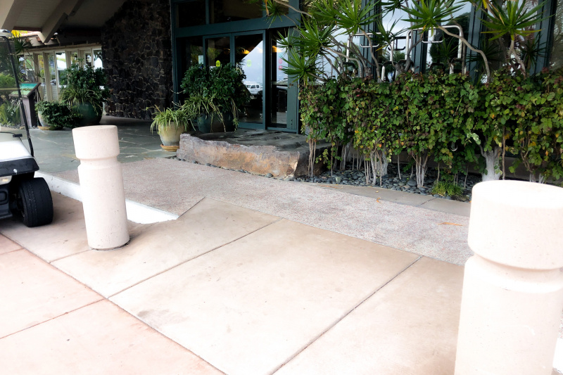 The entrance to the lobby
