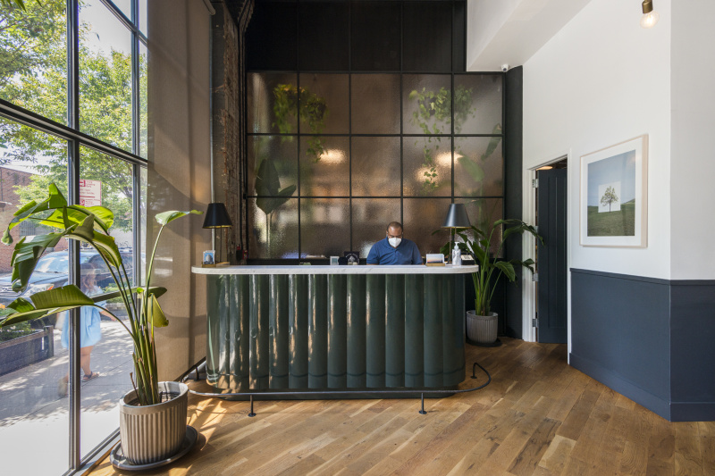 Lobby and front desk