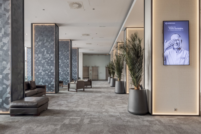 Lobby with seating areas