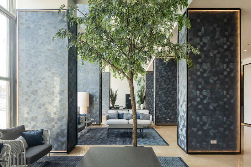 Lobby with seating area