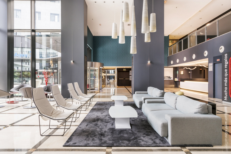 Lobby with seating area