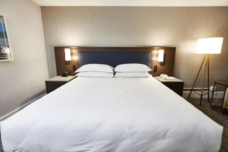 An accessible guest room