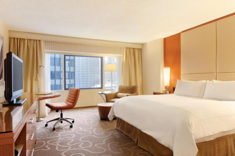 An accessible guest room