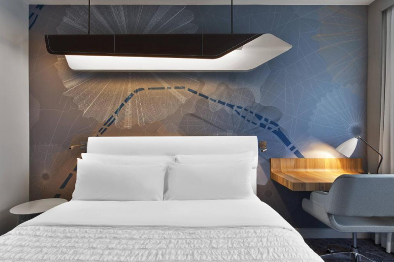A guest room