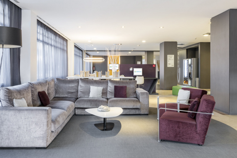 Lobby with seating area