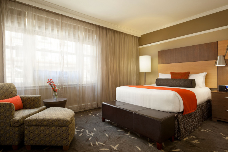 An accessible guest room