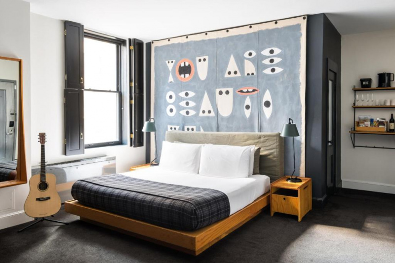 An accessible guest room