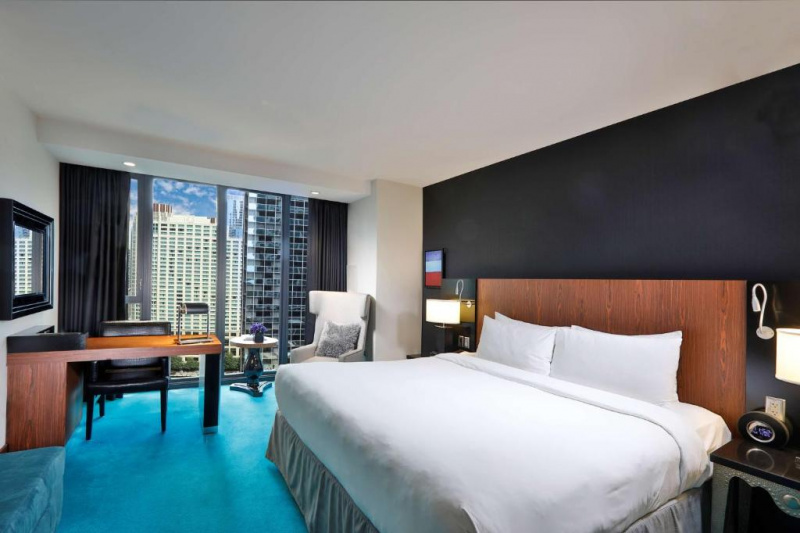 An accessible guest room