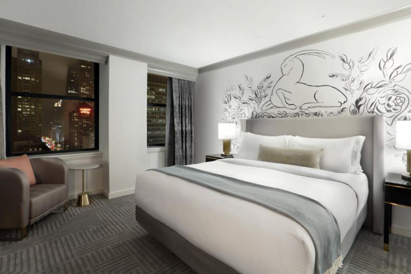 An accessible guest room