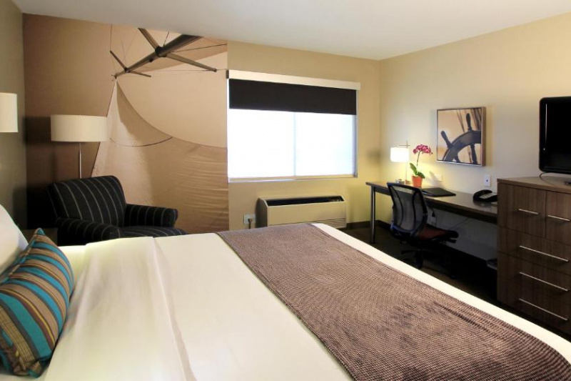 An accessible guest room