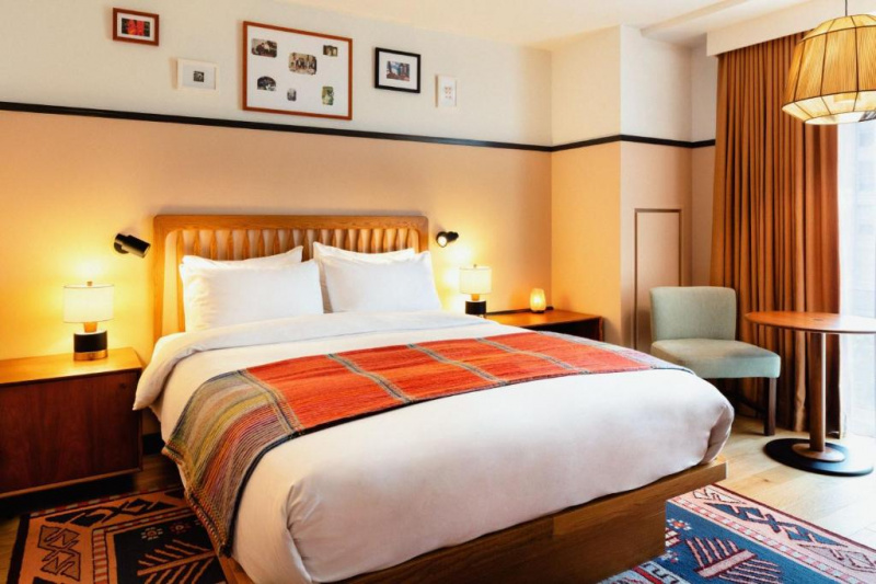 An accessible guest room