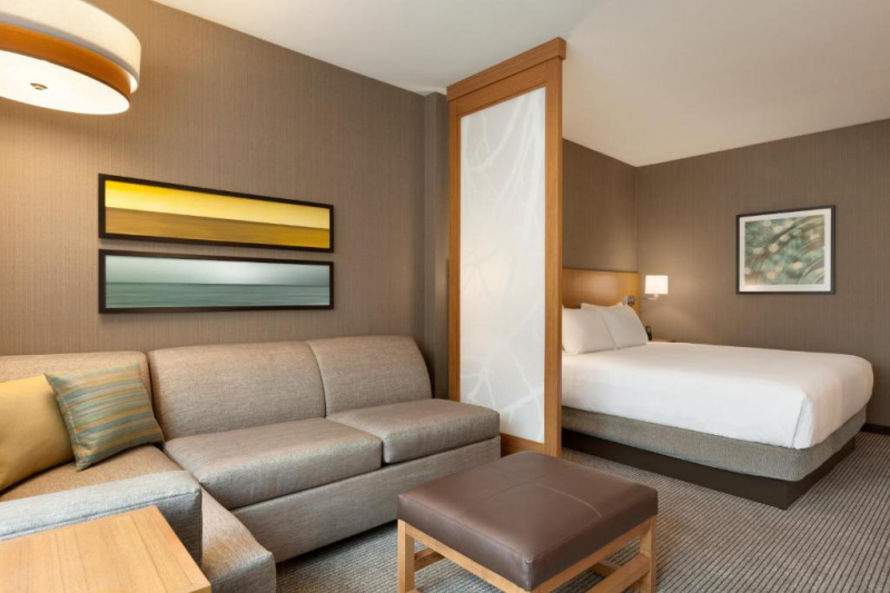 An accessible guest room