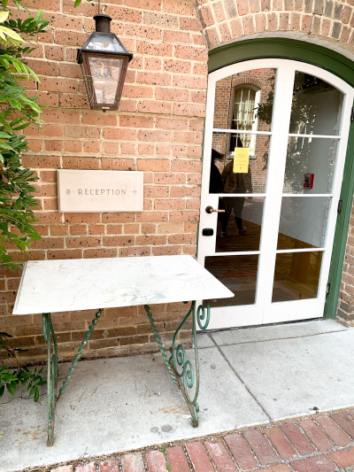 Reception entrance