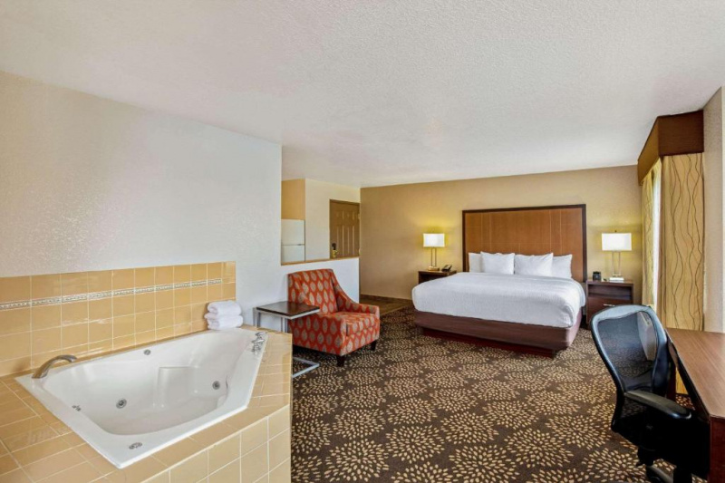 An accessible guest room