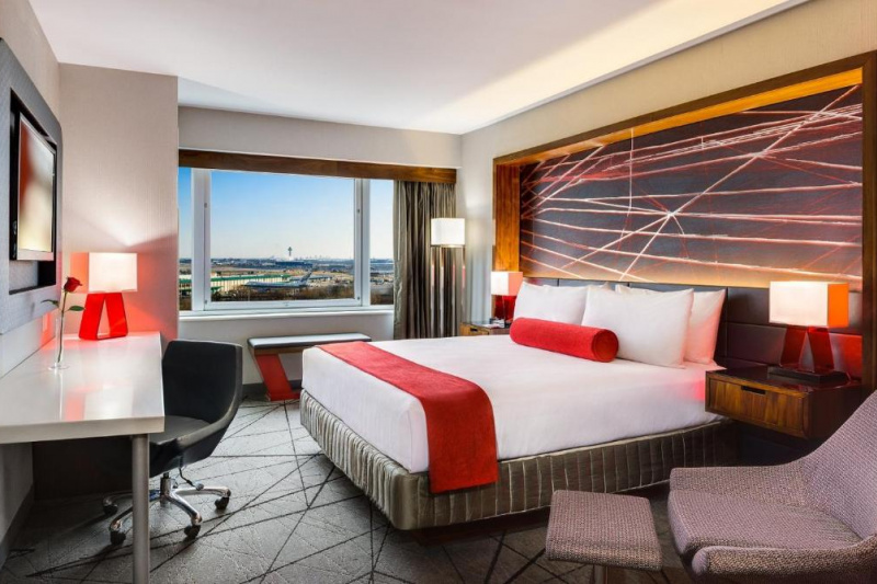 An accessible guest room