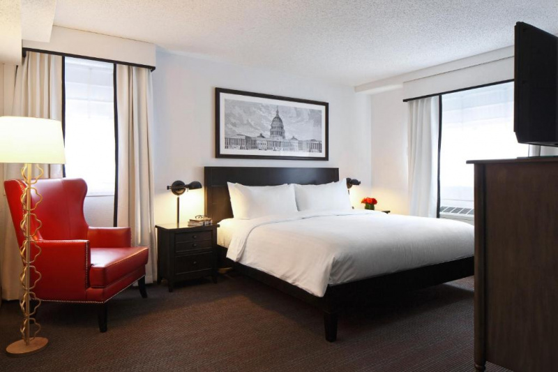 An accessible guest room