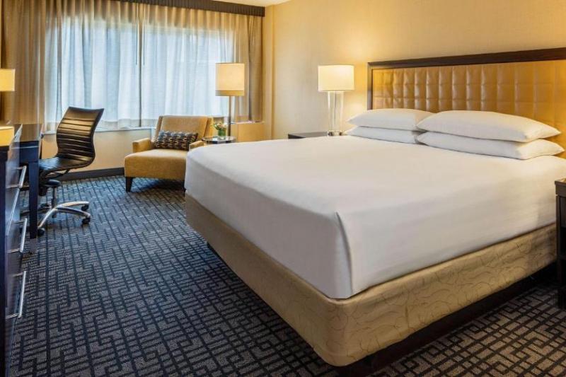 An accessible guest room