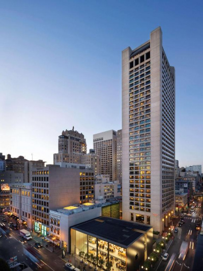 Modern hotel building