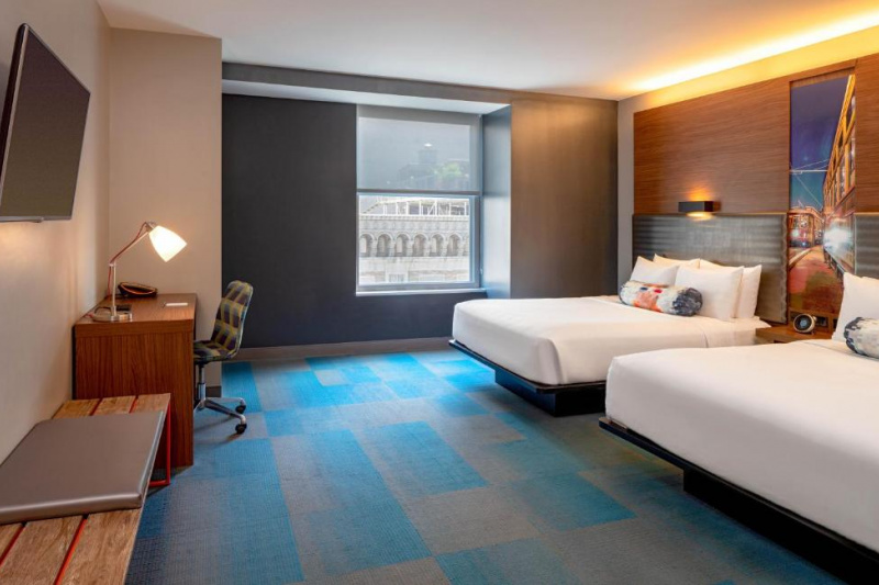 An accessible guest room