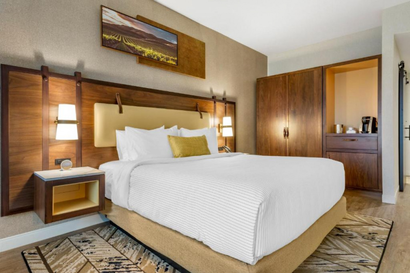An accessible guest room