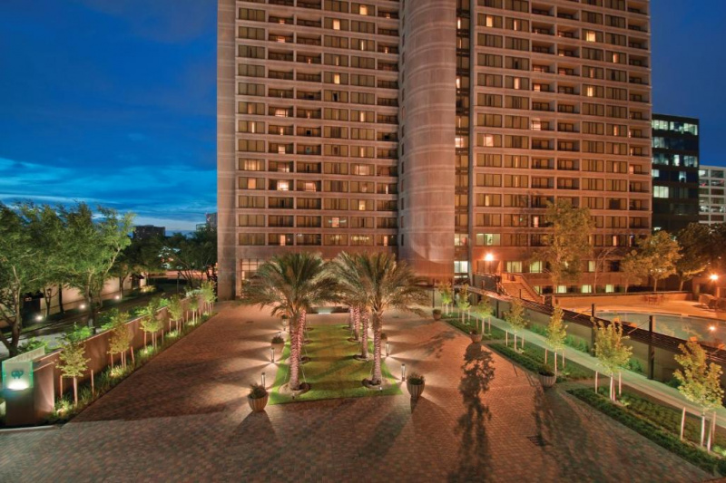 The hotel building