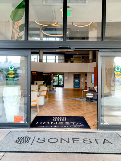 The Hotel Entrance